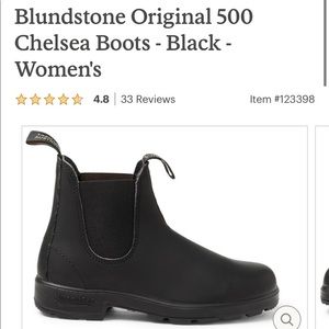 NEW blundstone original Chelsea boots